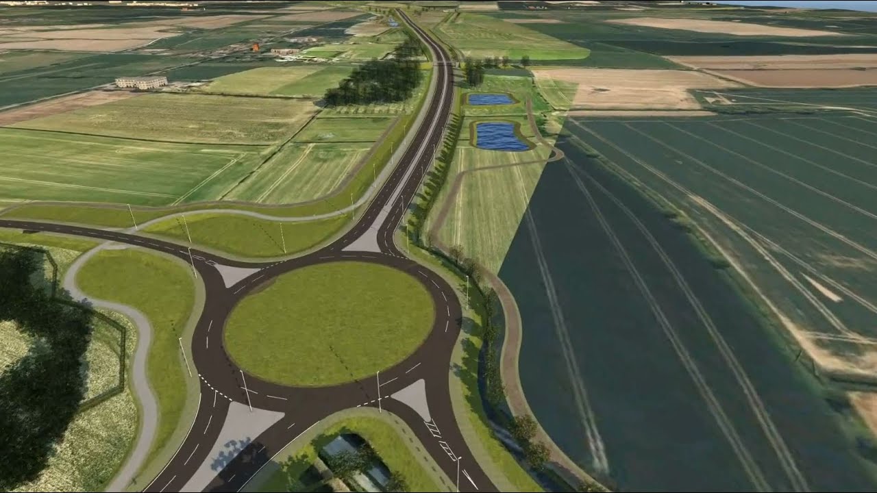 North Hykeham Relief Road Flythrough - March 2023