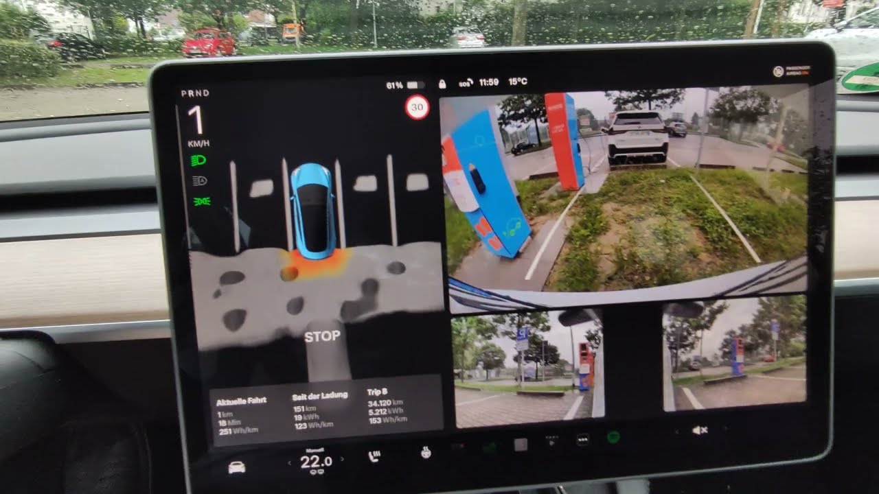 Tesla Vision видеокамеры - как этап подготовки FSD (полный автопилот) для работы в Европе.