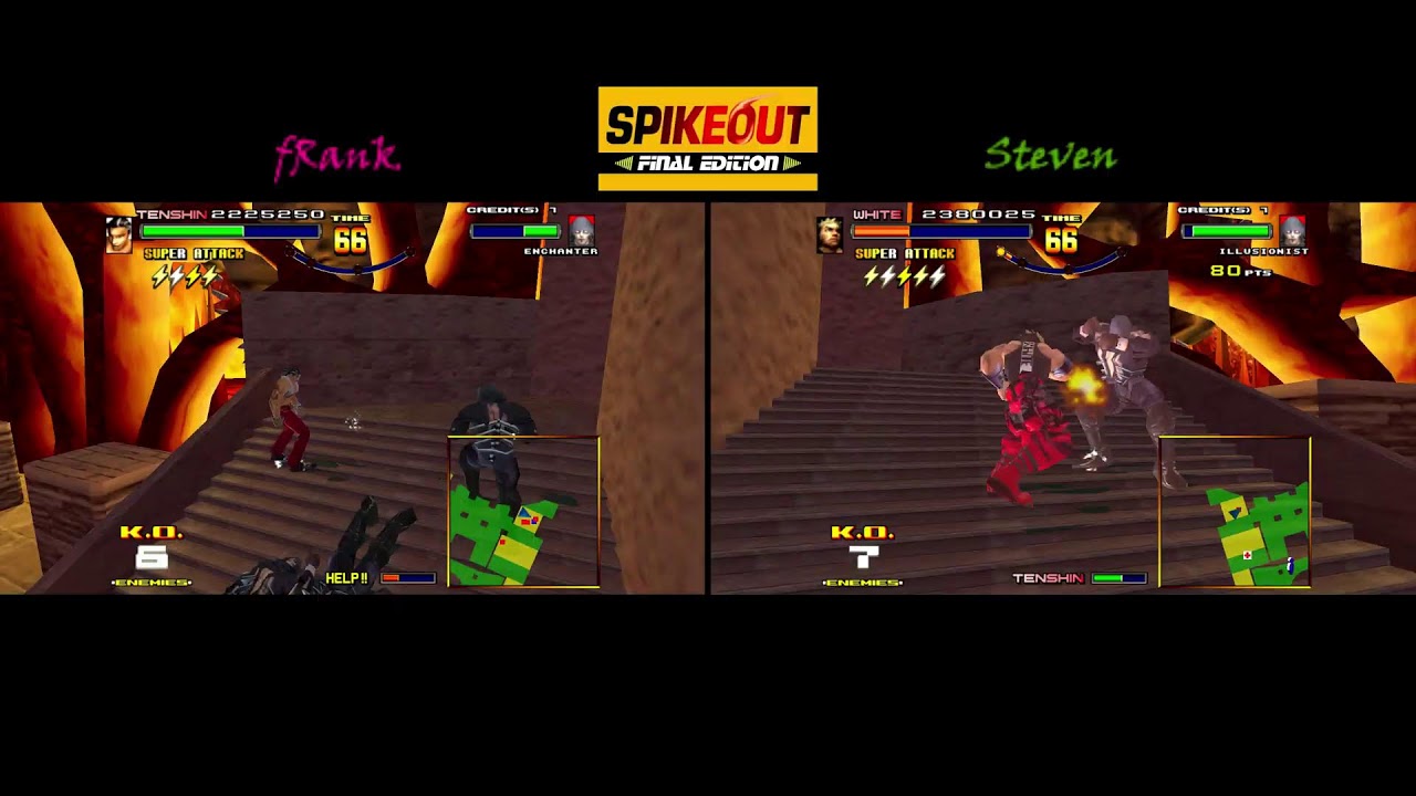 spike out 全禁mode (fRank, Leader, Steven)