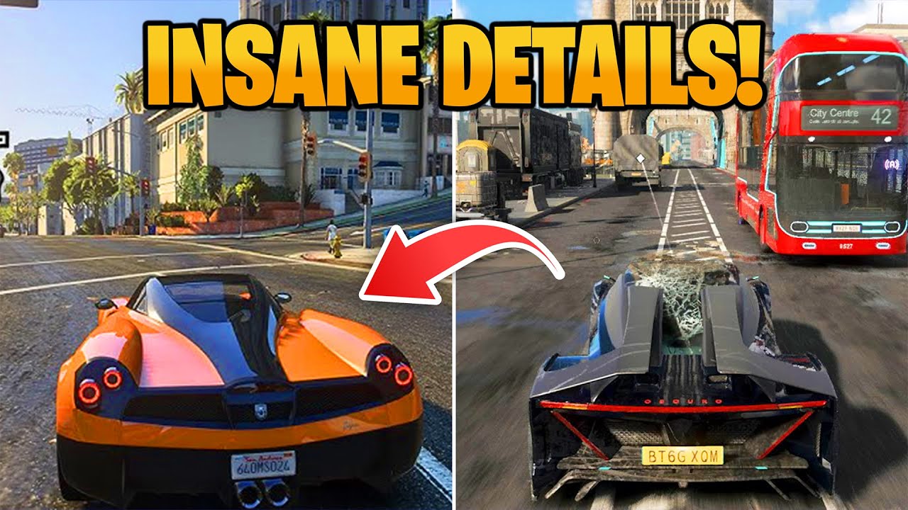 GTA 5 vs Watch Dogs Legion - Side by Side Graphics & Gameplay Comparison