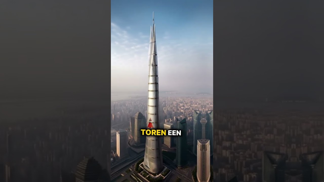 De 3 Hoogste Gebouwen Ter Wereld 🗺️ #feiten #weetjes #trending #ai #burjkhalifa #clocktower