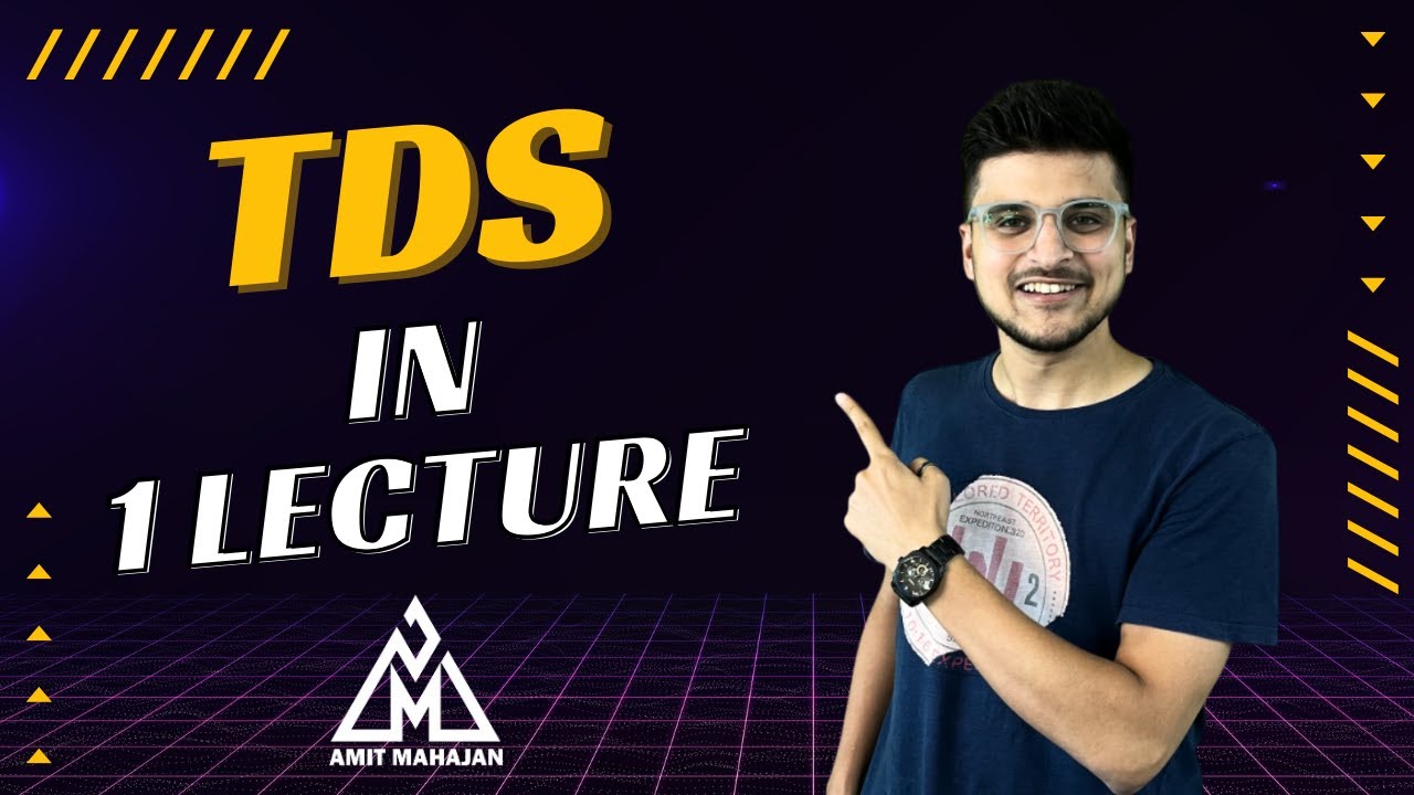 TDS in 1 day 🔥 Feel the difference - CA Amit Mahajan