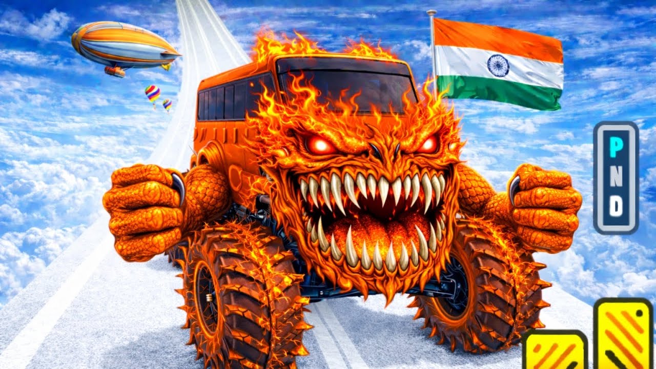 Monster Truck Stunt Racing &ndash; Extreme Mega Ramps, Impossible Tracks & Crazy Crashes