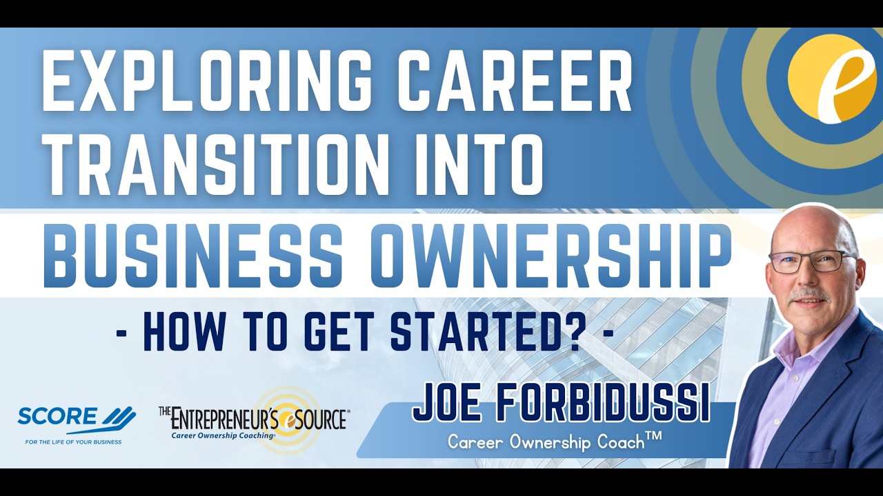 Exploring Career Transition into Business Ownership-How to get started 1-29-2026
