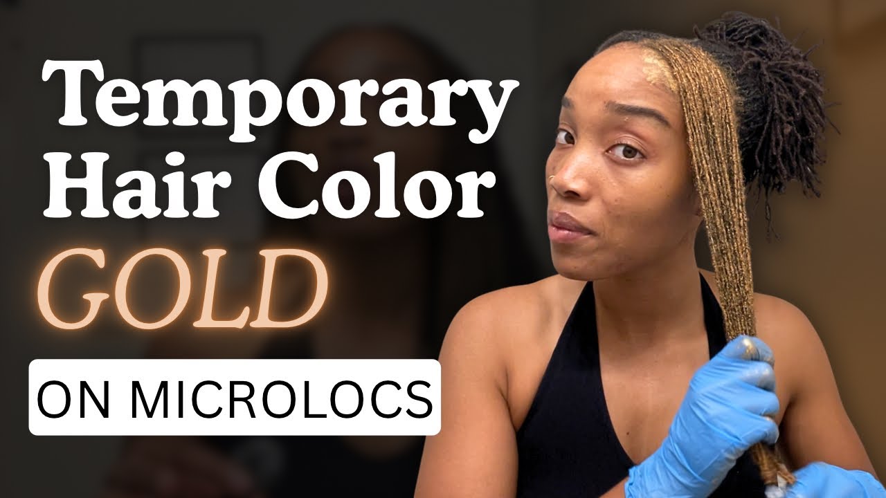 SV11: Trying As I Am Gold Temporary Color on Microlocs + Stop Sabotaging Your Good (Bonus Video)