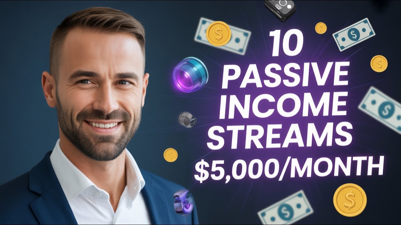 How I Built 10 Passive Income Streams That Pay Me $5,000/Month