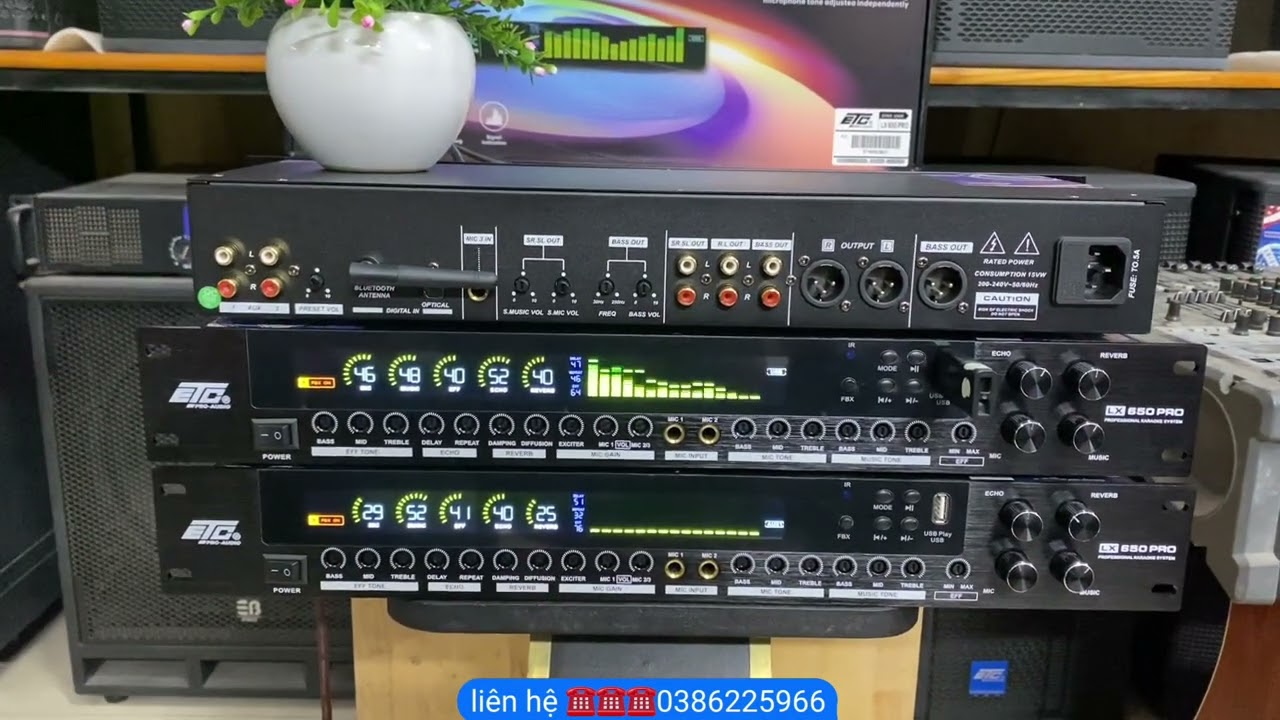 Xả Vang ETC LX650pro phiên bản cao cấp hát cực hay nâng cấp âmly cục đẩy nhiều người dùng