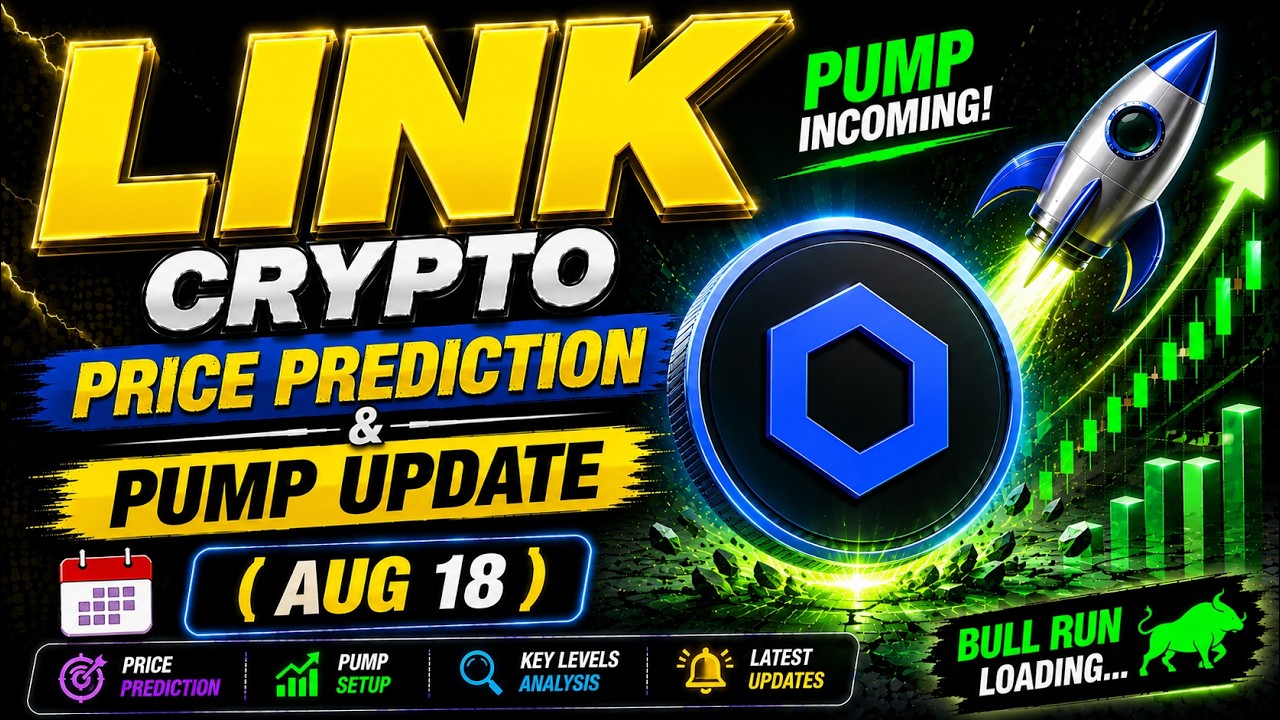 Chainlink Crypto Ready to Pump? Link Coin Price Prediction | Link Crypto News Today ( Aug 18 )