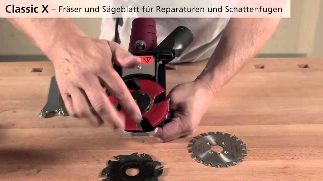 LAMELLO Classic X  Original Nutfräsmaschine für jede Werkstatt