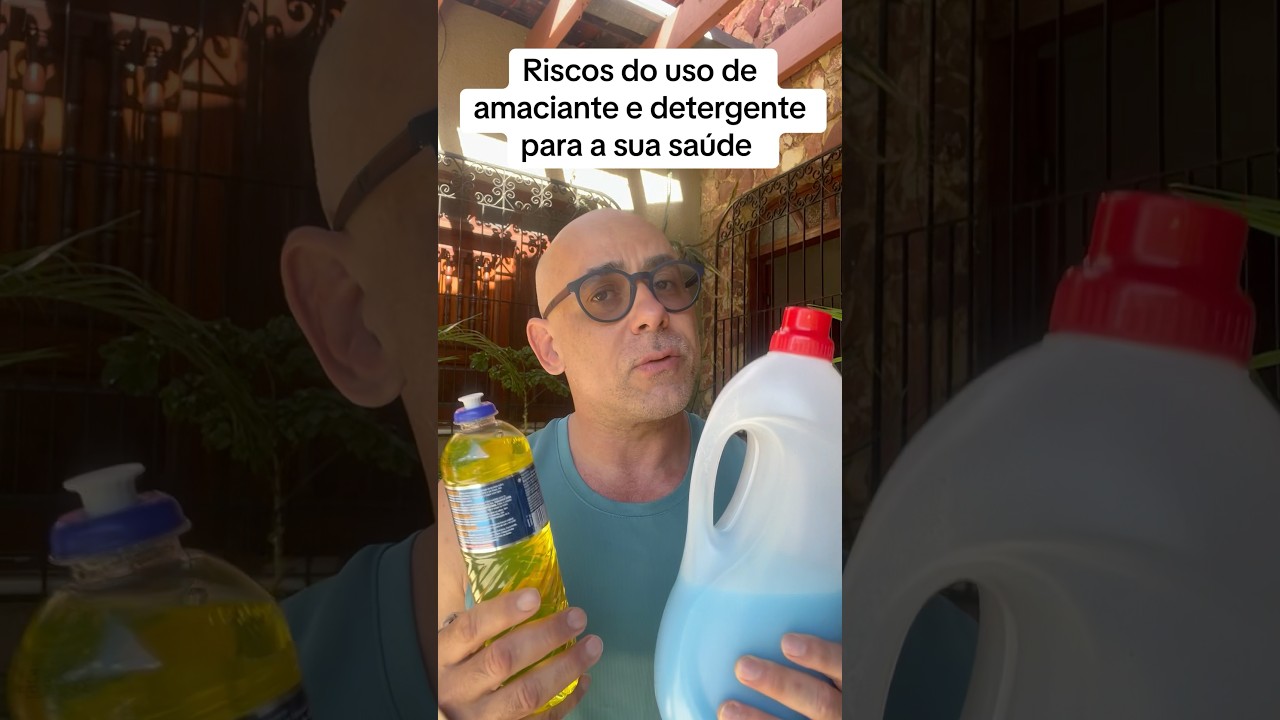 Riscos do uso de amaciante e detergente para a sua sa&uacute;de.