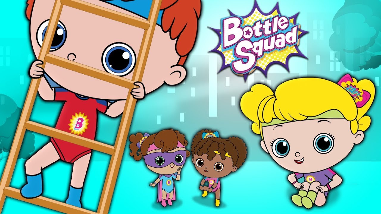 Head Shoulders Knees And Toes | Bottle Squad Rhymes | Kids Songs Cartoon | Videos For Toddlers