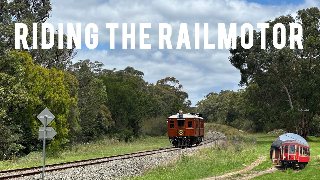 Riding The Railmotor At The Thirlmere Railway Museum!