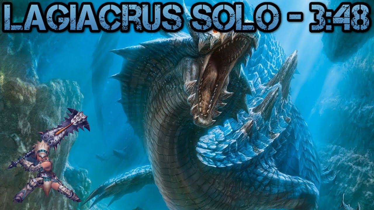 【MH3U】Lagiacrus︱Solo︱3:48︱GS