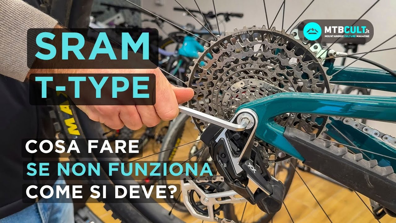 Come regolare al volo il cambio Sram T-Type