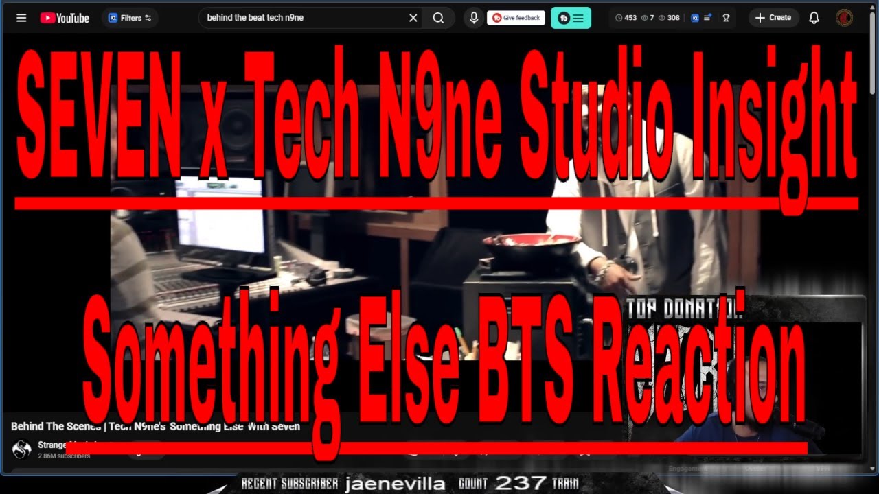 Producer SEVEN Breaks It Down 🔥 | Tech N9ne “Something Else” BTS REACTION