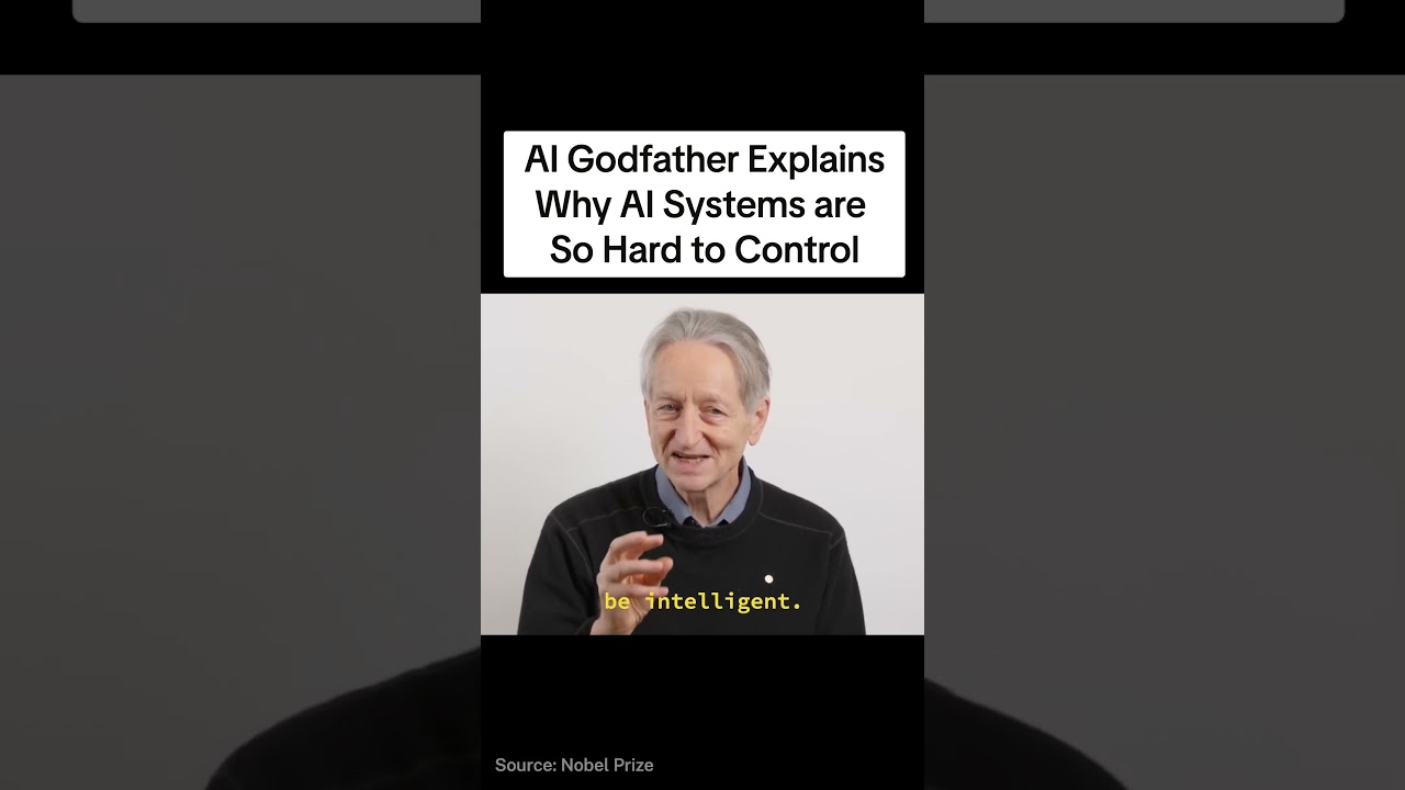 Geoffrey Hinton on Why AI Systems Are So Hard to Control, Unlike Computer Programs