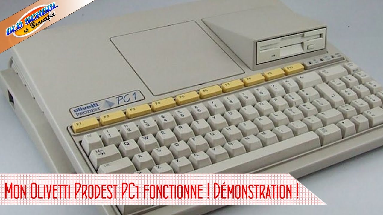 Mon Olivetti Prodest PC1 fonctionne !!