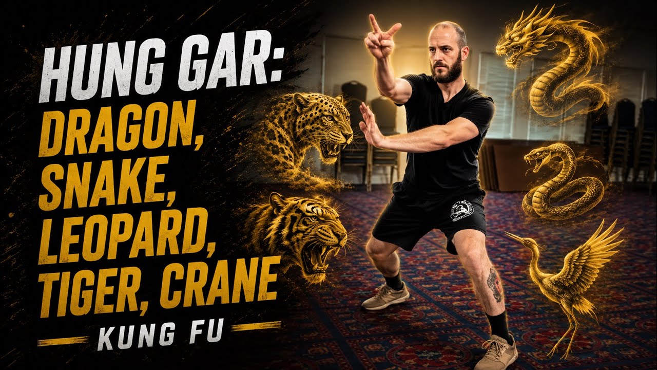 💥 Hung Gar: Dragon, Snake, Leopard, Tiger, Crane (Kung Fu)