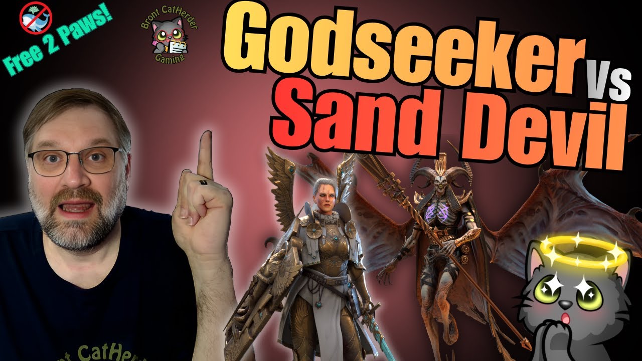 F2P Godseeker против Sand Devil: фарм Sand Devil 25 с помощью еды &mdash; Raid Shadow Legends