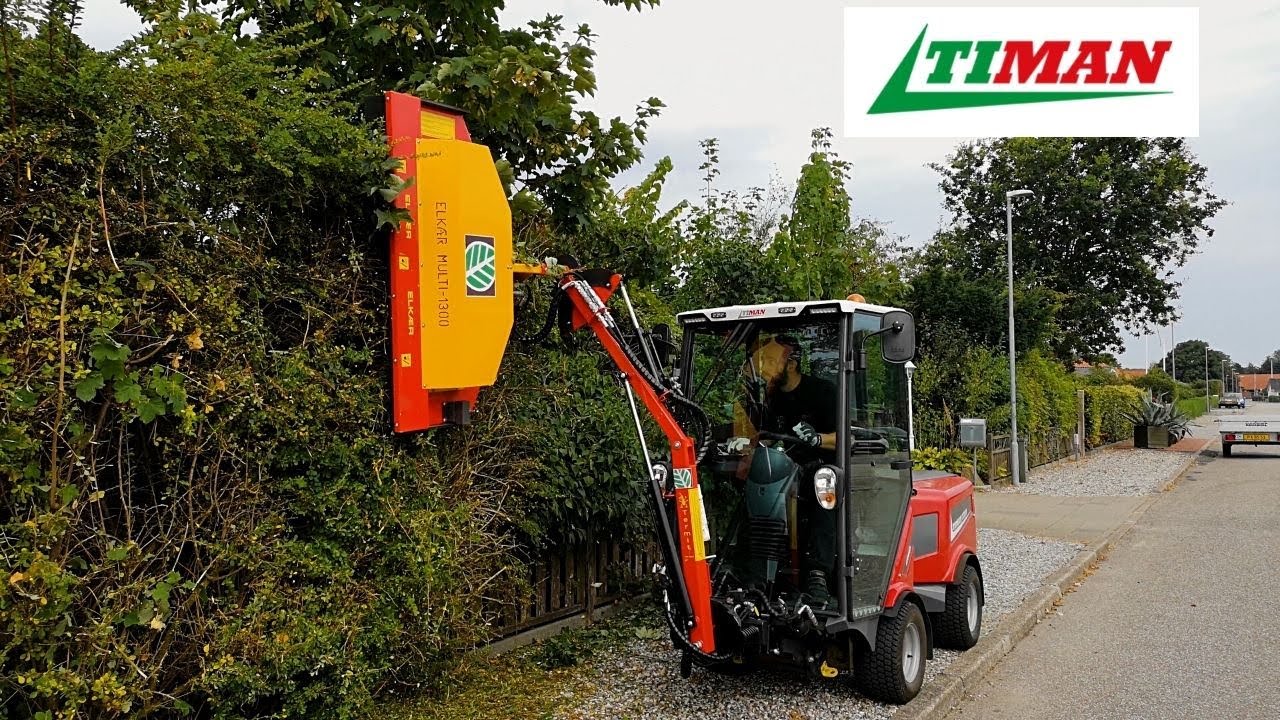 Multi-Trimmer Timan 3330. Professionelle hydraulische Heckenschere. Minimale Reinigung