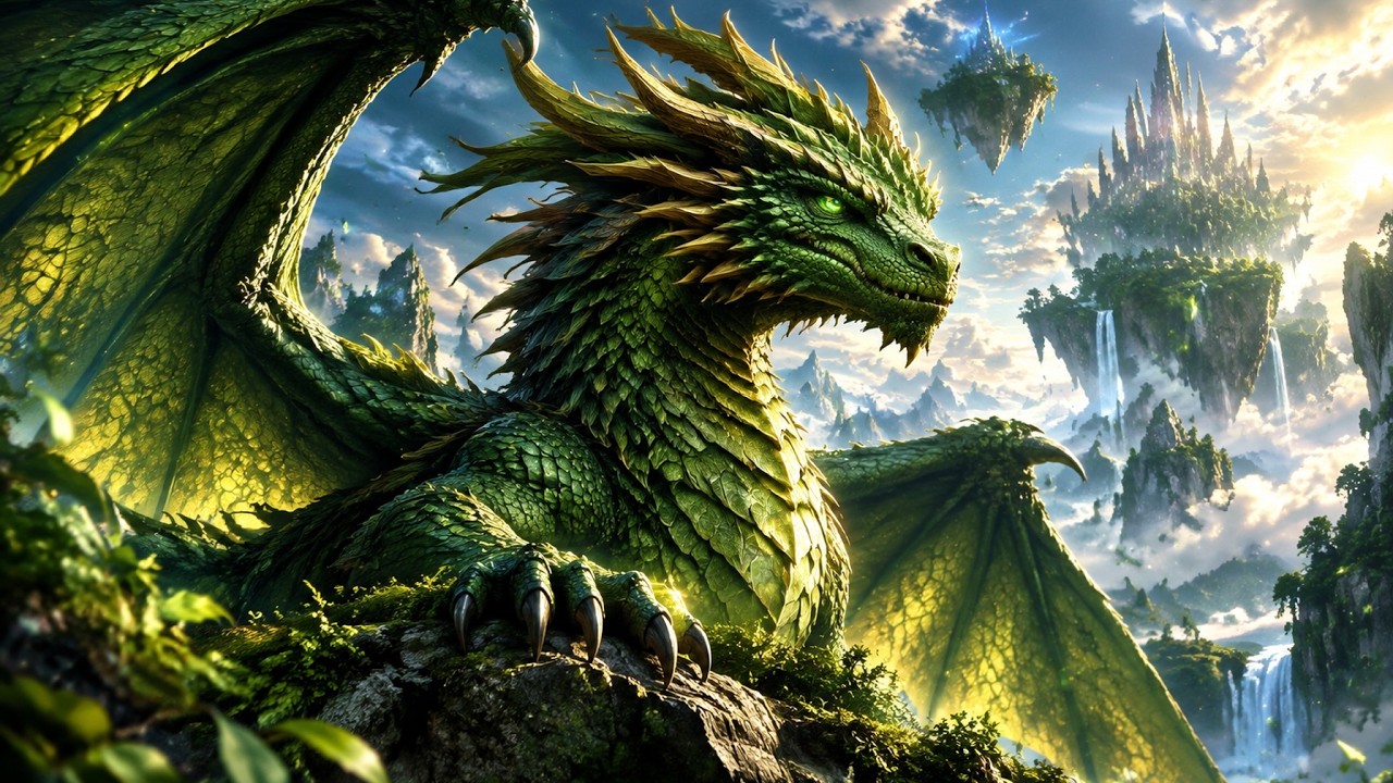 穿越者卡俄斯重生成病弱雄性綠龍，憑魔法與智謀周旋十五條雌龍、瘋狂進階，最終闖入地下暗河迎戰四環巨獸巴魔坎拉