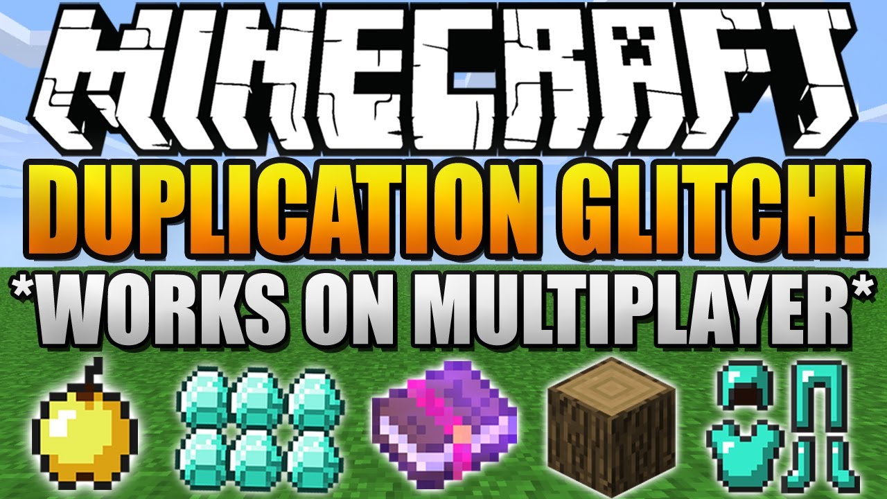 Minecraft 1.8.1 duplication glitch (WORKING) (Works on multiplayer)