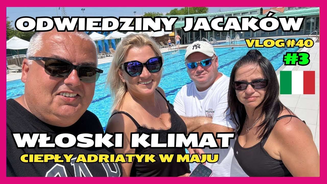 🇮🇹JACAKI W ODWIEDZINACH NA WŁOSKIM KEMPINGU🩷Włoski klimat i ciepły Adriatyk🔥życie na kempingu 🌤️
