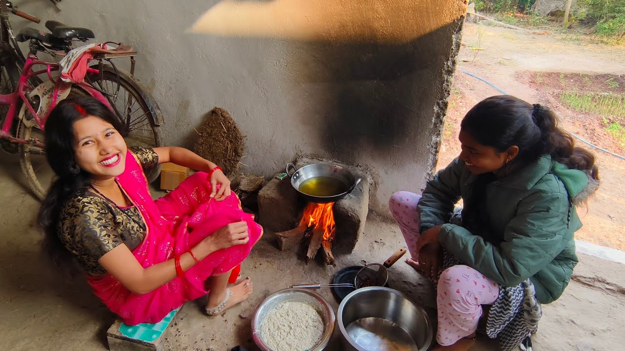 Chherchhera tihar ke roti pitha 🤩🥳