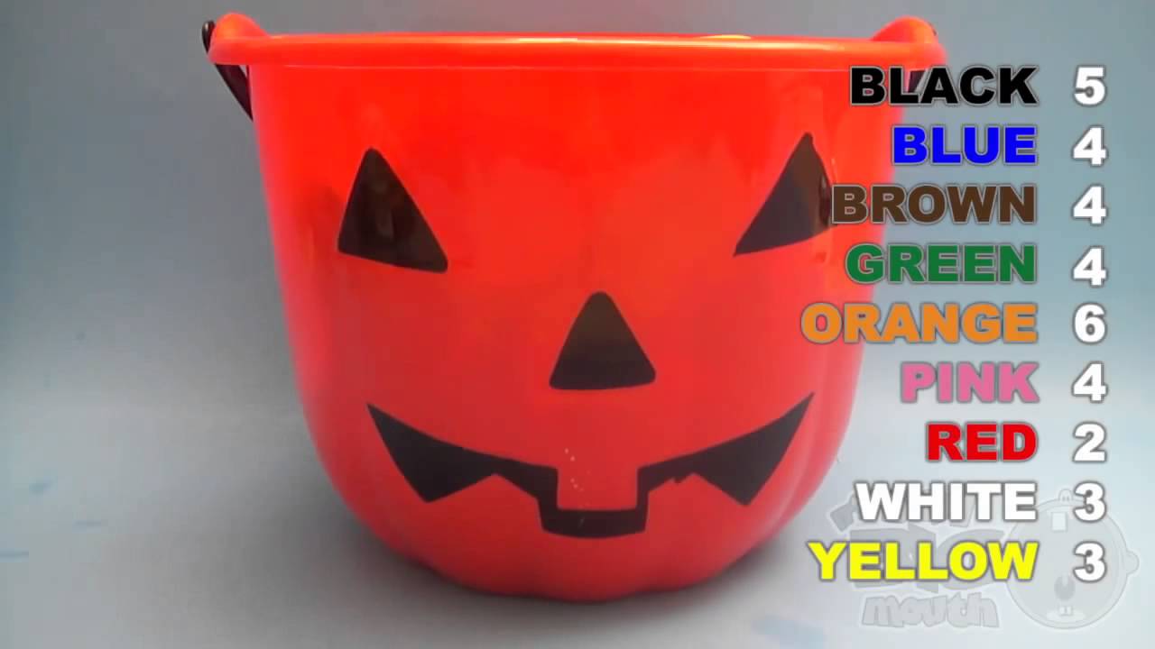 Learn Colours With PLAY DOH! New Special Halloween Edition 80 Mini Cans Opening!