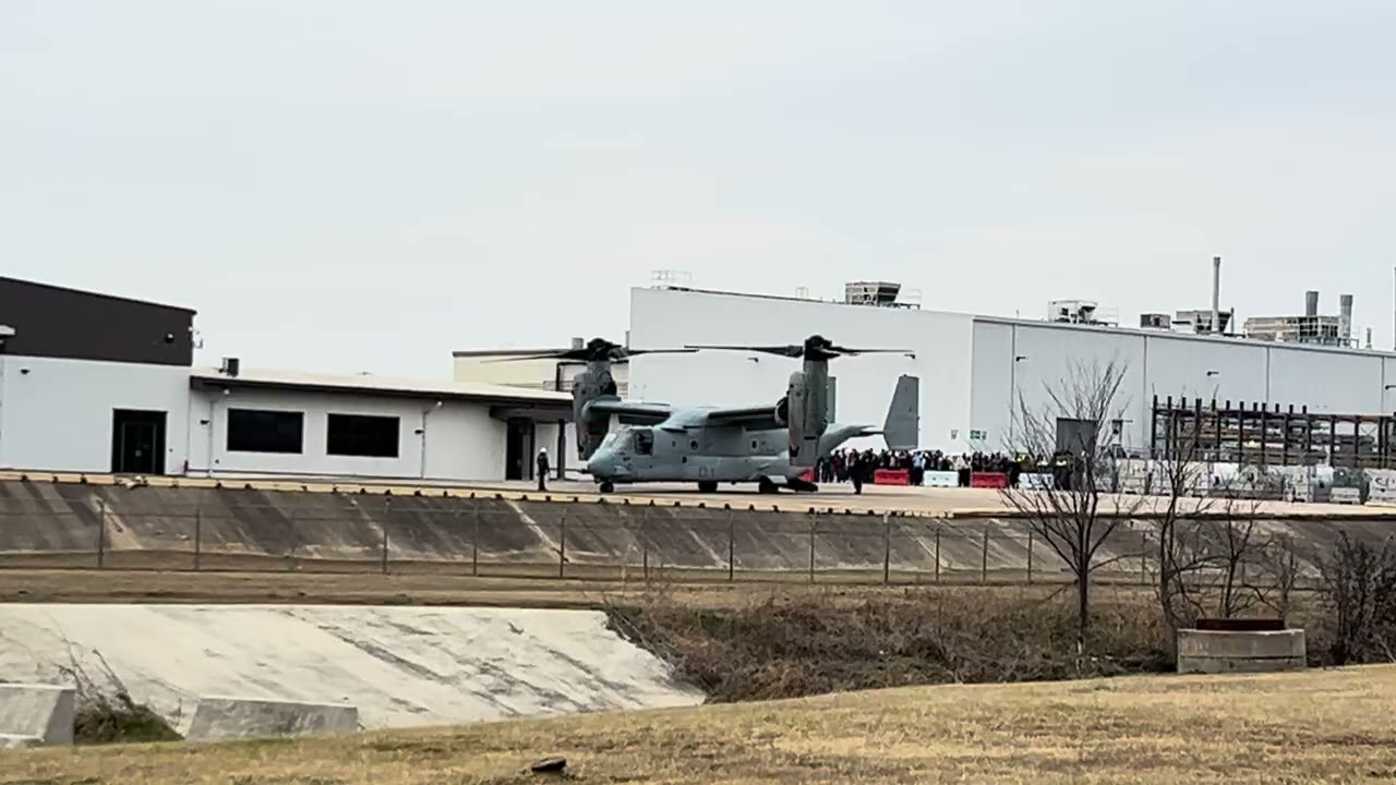 MV-22 start up and take off