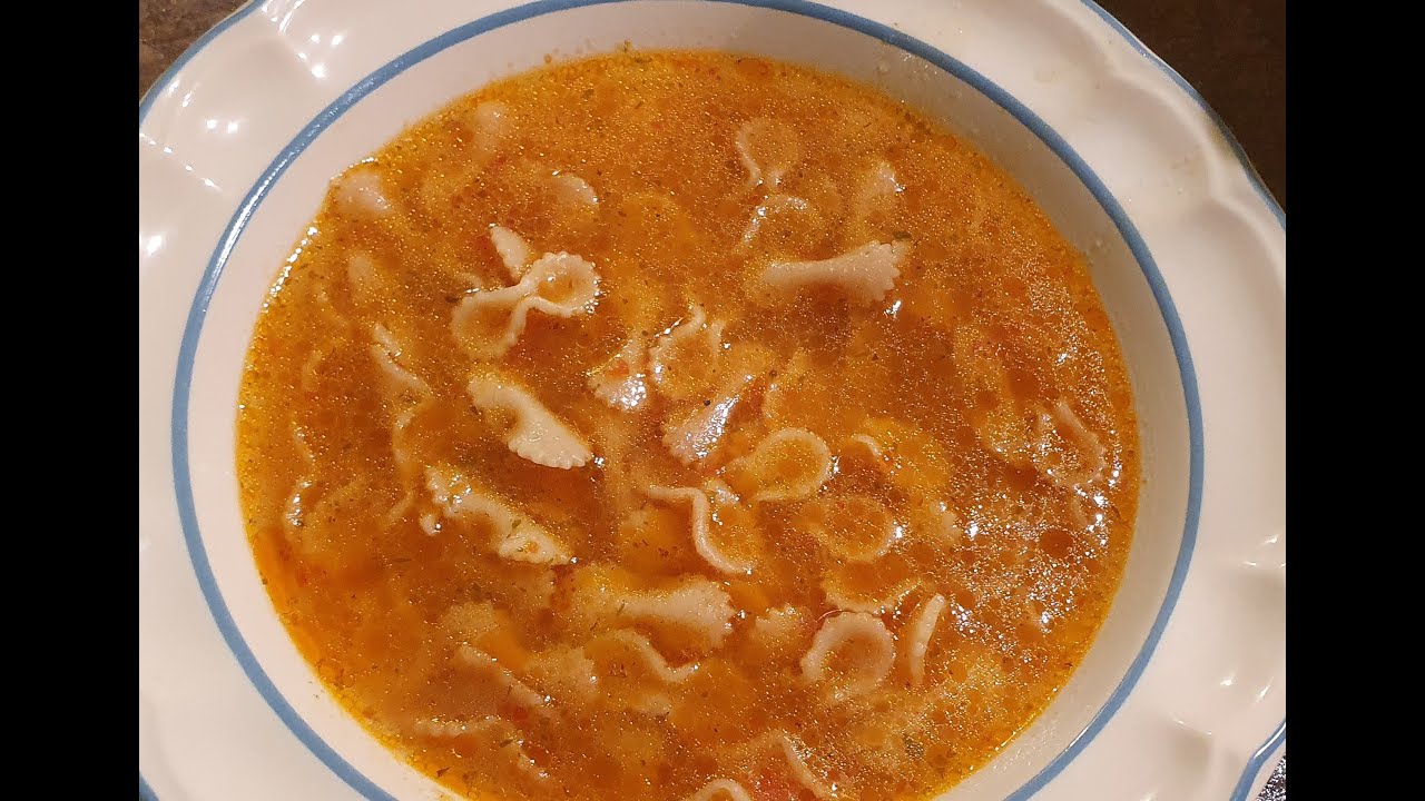 Pasta, Sopita de moño