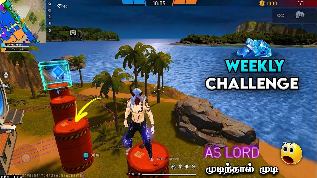AS LORD 🗣️ : WEEKLY CHALLENGE 💎🤩 அடேங்கப்பா 💥 HIT TAMIZHA + JEEVANGAMING 🌚 HTG SQUAD | HTG HEAVEN