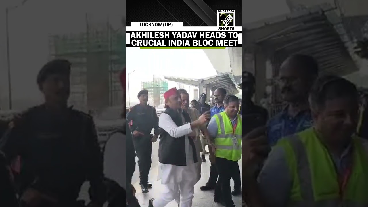 SP chief Akhilesh Yadav reaches Lucknow airport, heads to INDIA bloc meet in Delhi