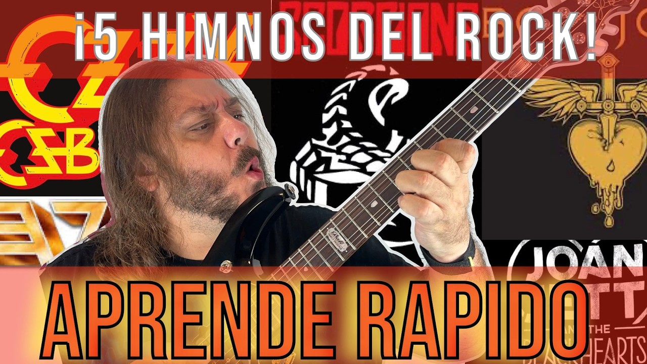 🎸 5 Riffs que Definieron el Rock de los 80 – ¡Aprende Fácil y Rápido! 🎵