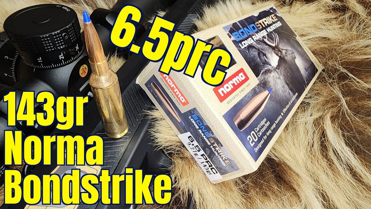 6.5 prc Norma Bondstrike 143gr Review