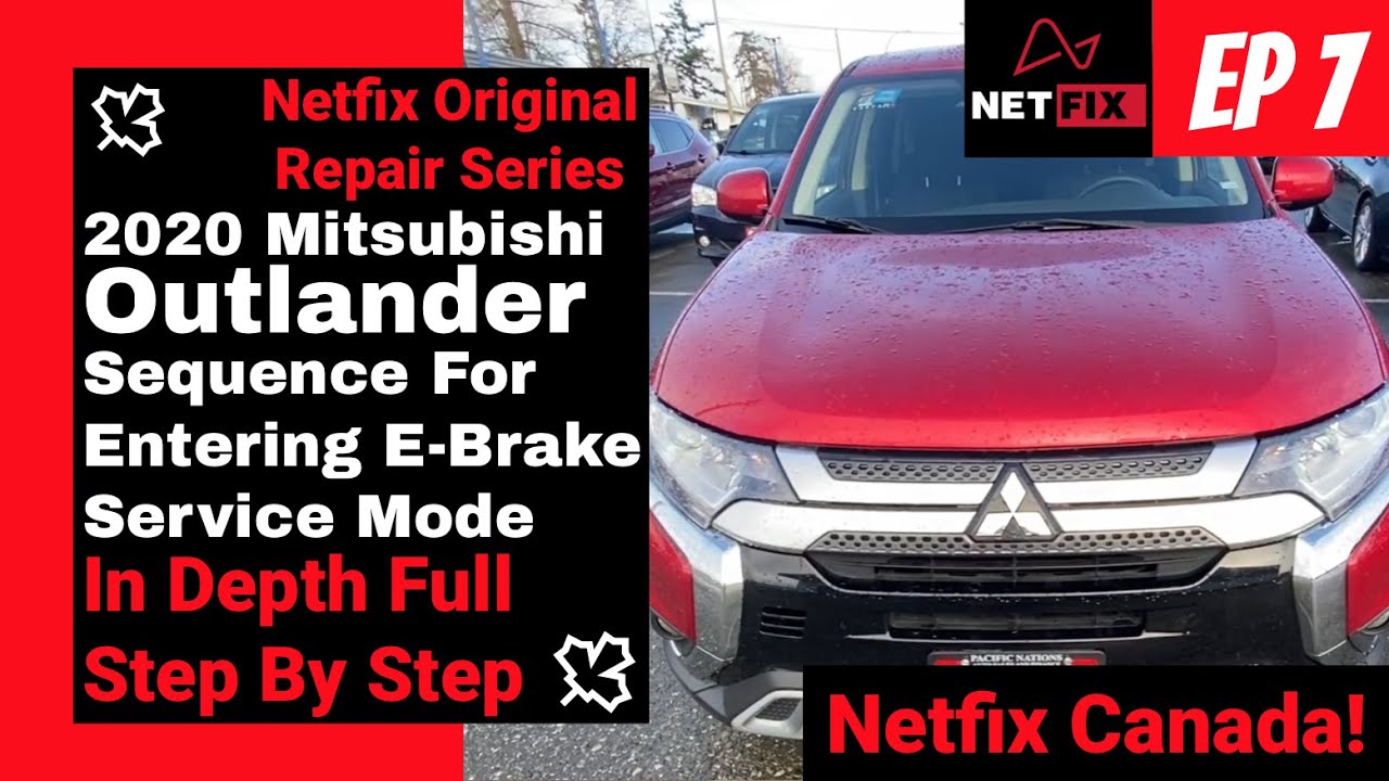 Последовательность действий Mitsubishi для входа в сервисный режим E-Brake (2020) | Netfix Origin...