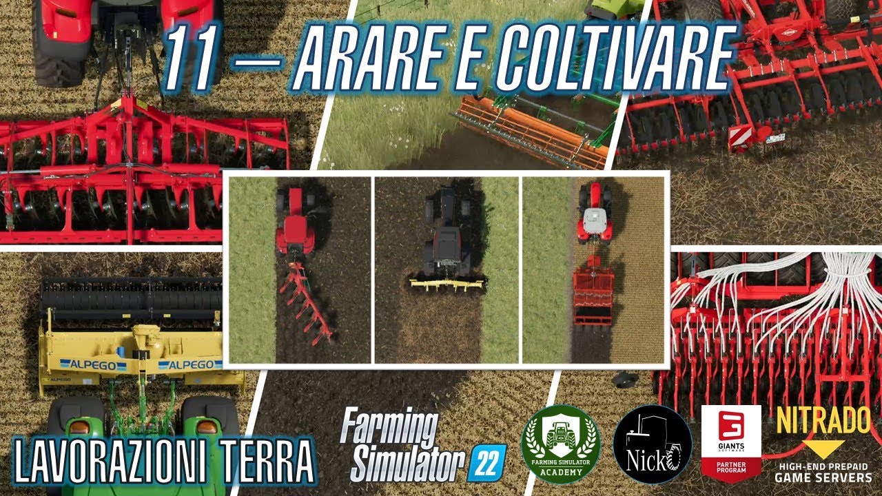 FARMING SIMULATOR 22 ACADEMY 🎓 11 - Aratura e coltivazione - Tutorial ITA