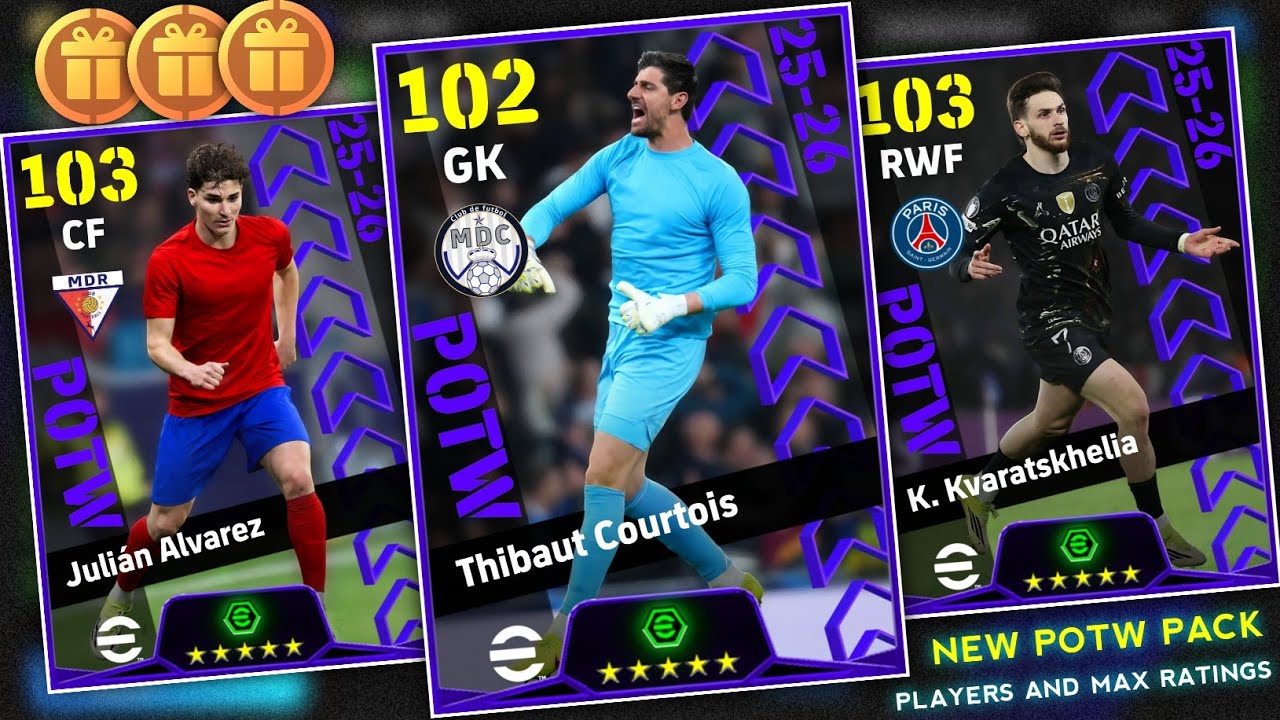 В четверг выйдет новый набор Potw European Club Championship в eFootball 2026 | Игроки и максимал...