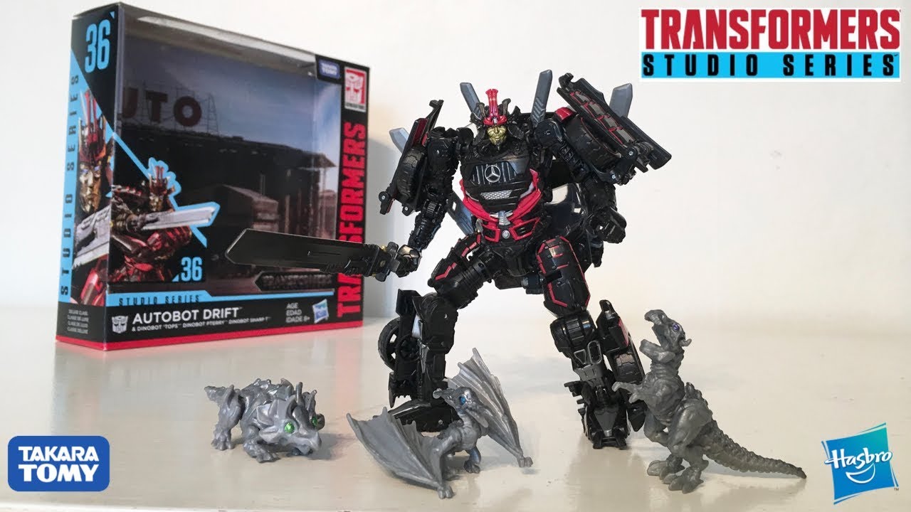 Transformers Studio Series 36 Deluxe Class Drift & Baby Dinobots Review