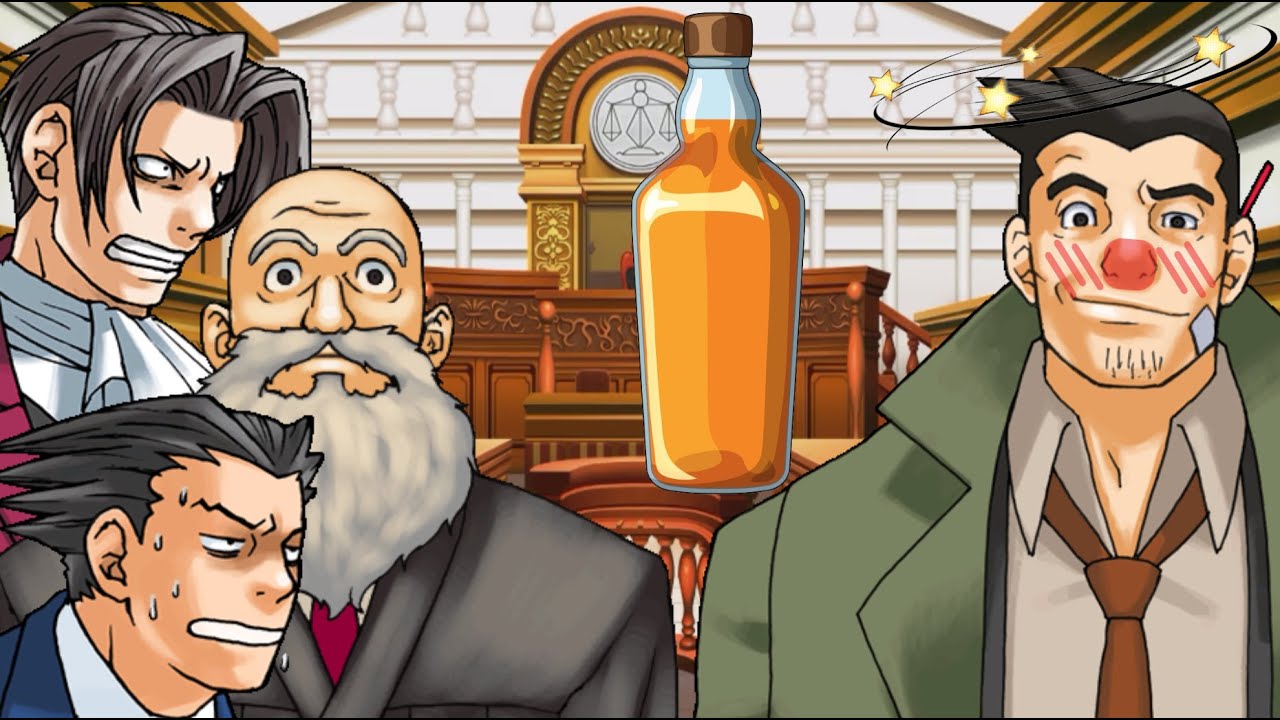 Ace Attorney but Gumshoe is Drunk (Objection.lol)
