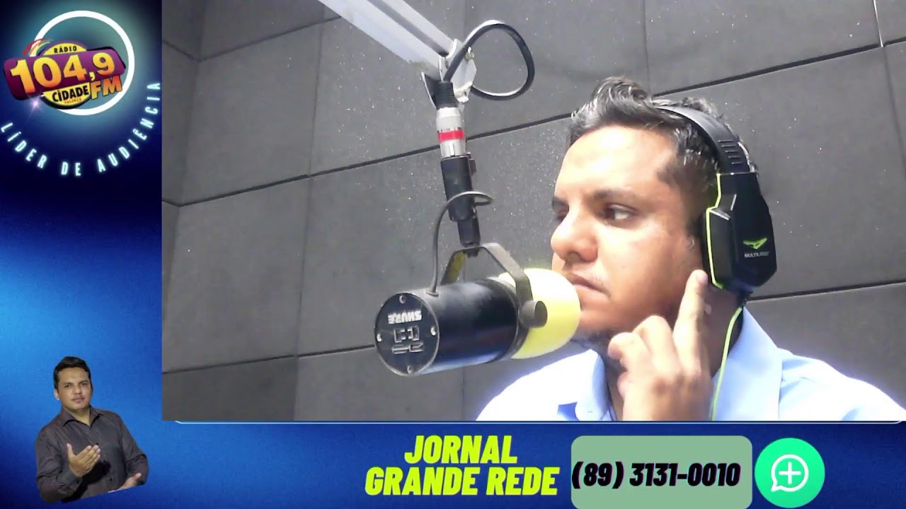Jornal Grande Rede com Eberson Vieira - Segunda-Feira -  12/01/2026