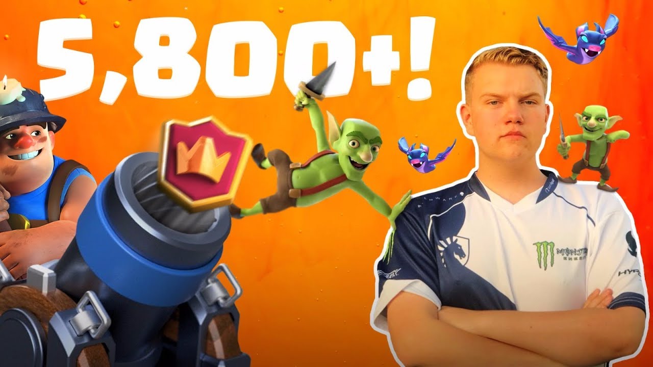 CHAMPION! 3.1 Mortar Bait Cycle Deck LIVE Ladder Gameplay - Clash Royale