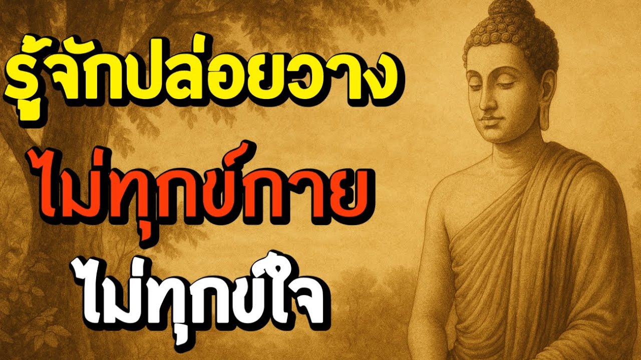 ธรรมะสอนใจ : Ep351 : รู้จักปล่อยวางไม่ทุกข์กายไม่ทุกข์ใจ