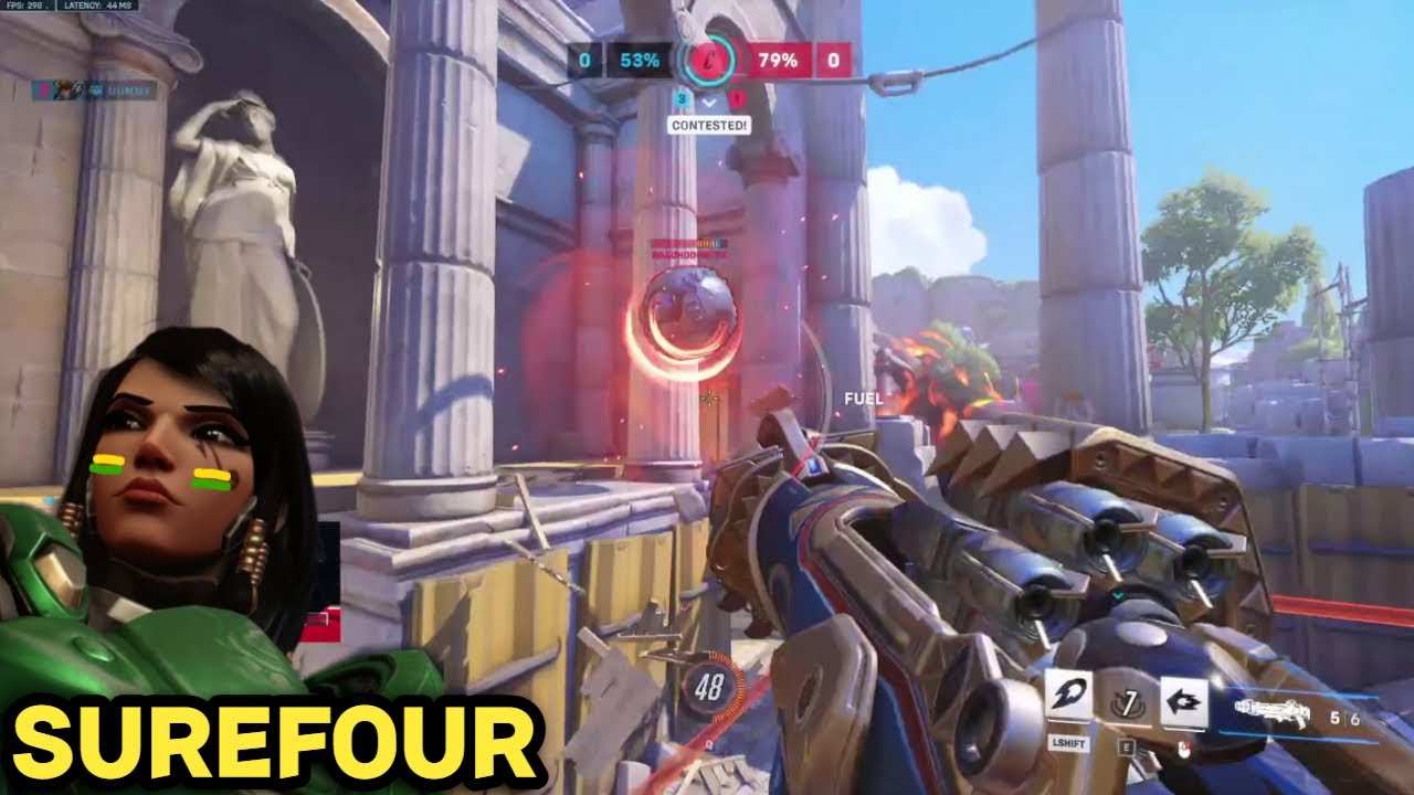 POTG! SUREFOUR DOMINATES THE AIR SPACE! OVERWATCH 2 SEASON 11