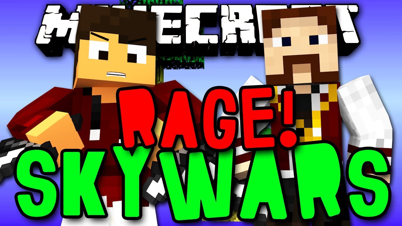 SKYWARS - SUPER RAGE DIVERTIDO! xD (c/ Lugin) - Minecraft