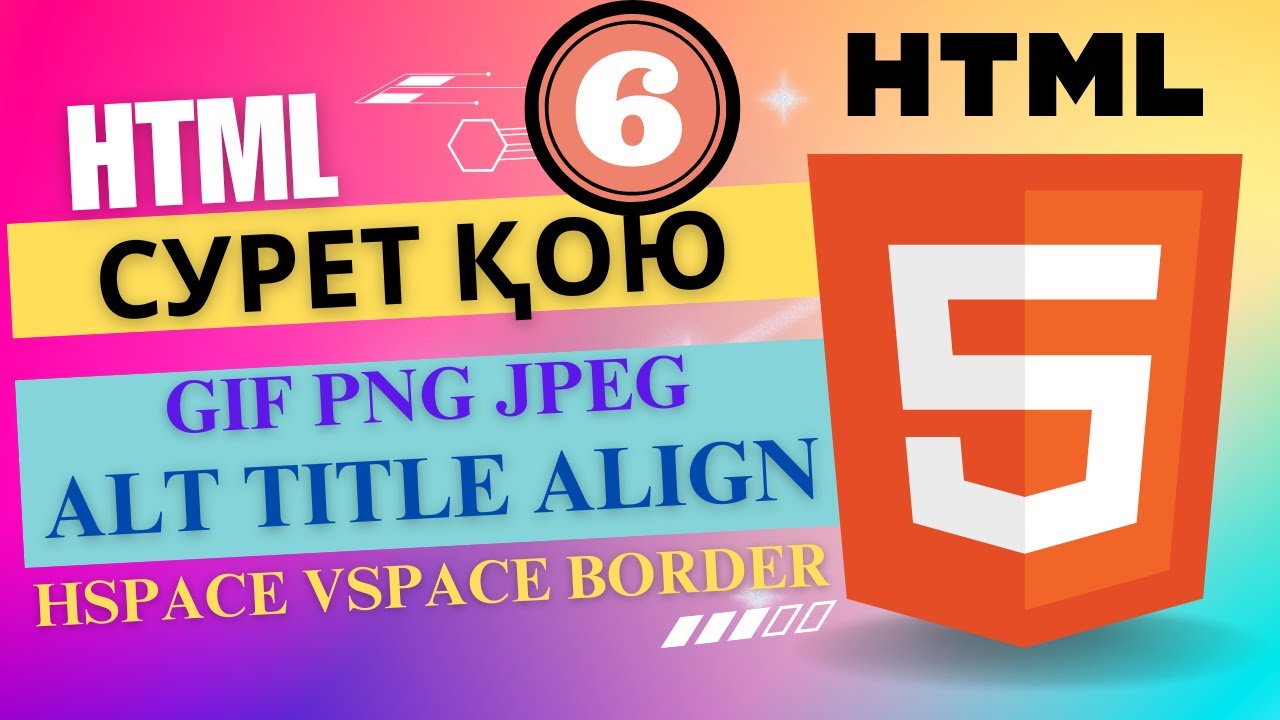 HTML сурет қою [ҰБТ информатика]