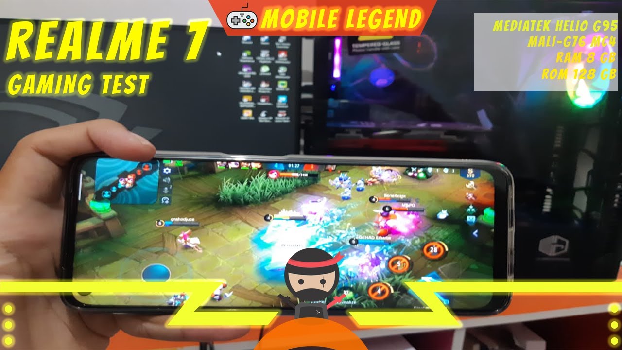 Realme 7 Gaming Test - Mobile Legend