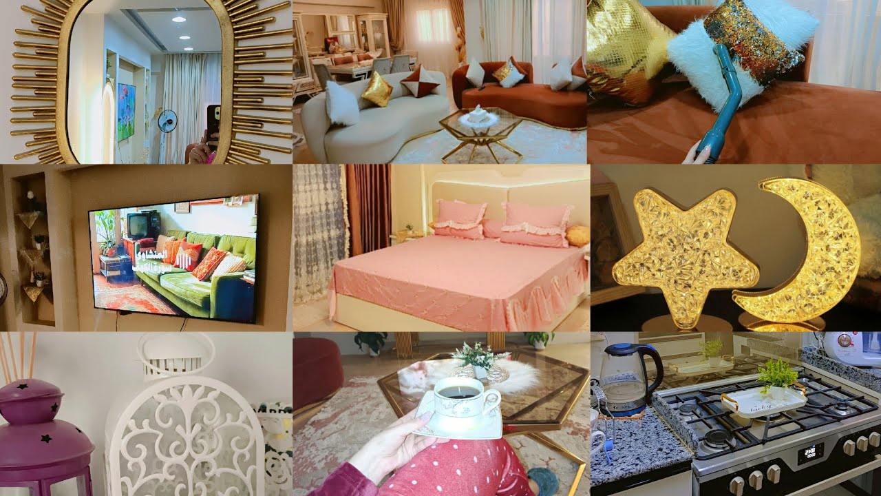 تجهيزات رمضان فى بيتى 🌛🏡روتين يومى بالكامل لاستقبال شهر الفرحه🎉🧽 مع تحدى عمل المسقعه 🍲👌