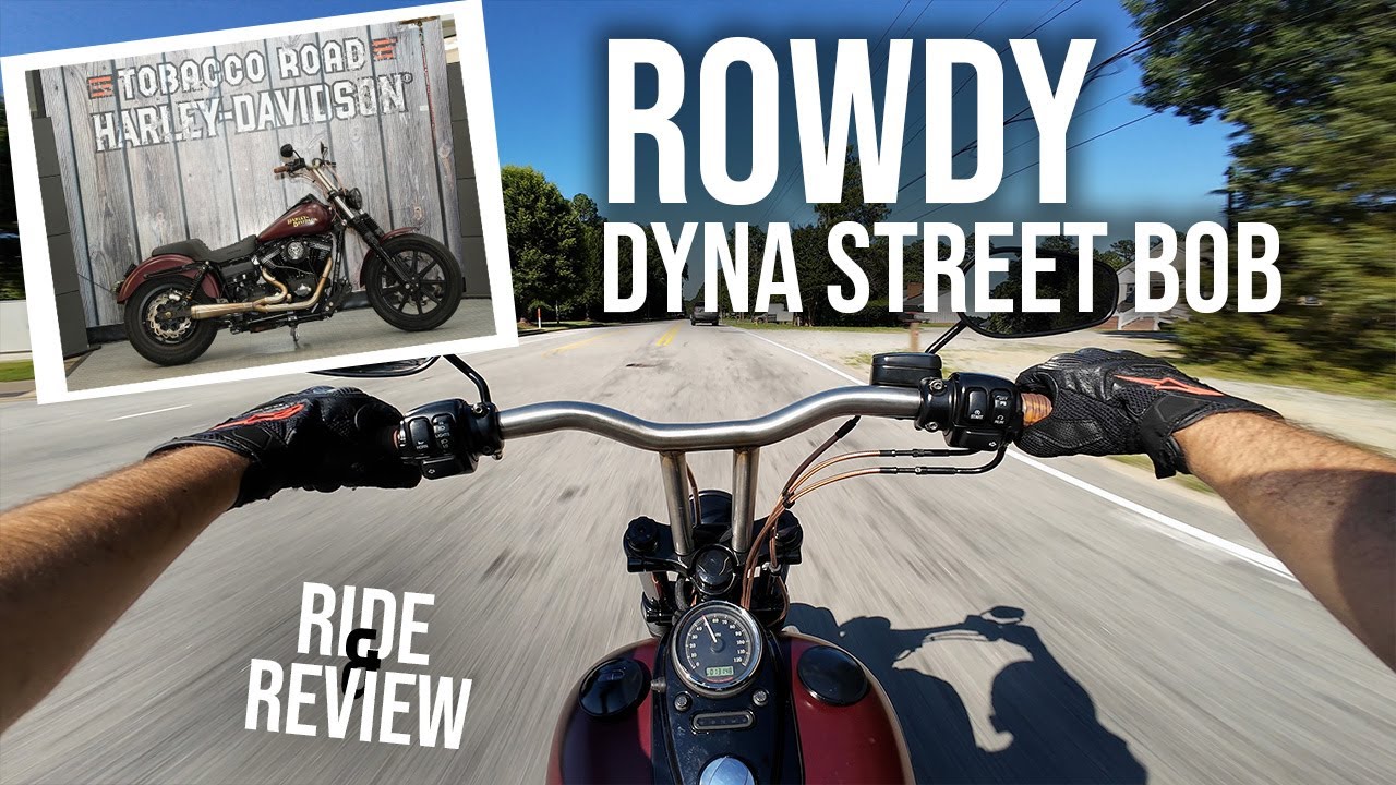 CUSTOM Harley-Davidson DYNA Street Bob Ride & Review