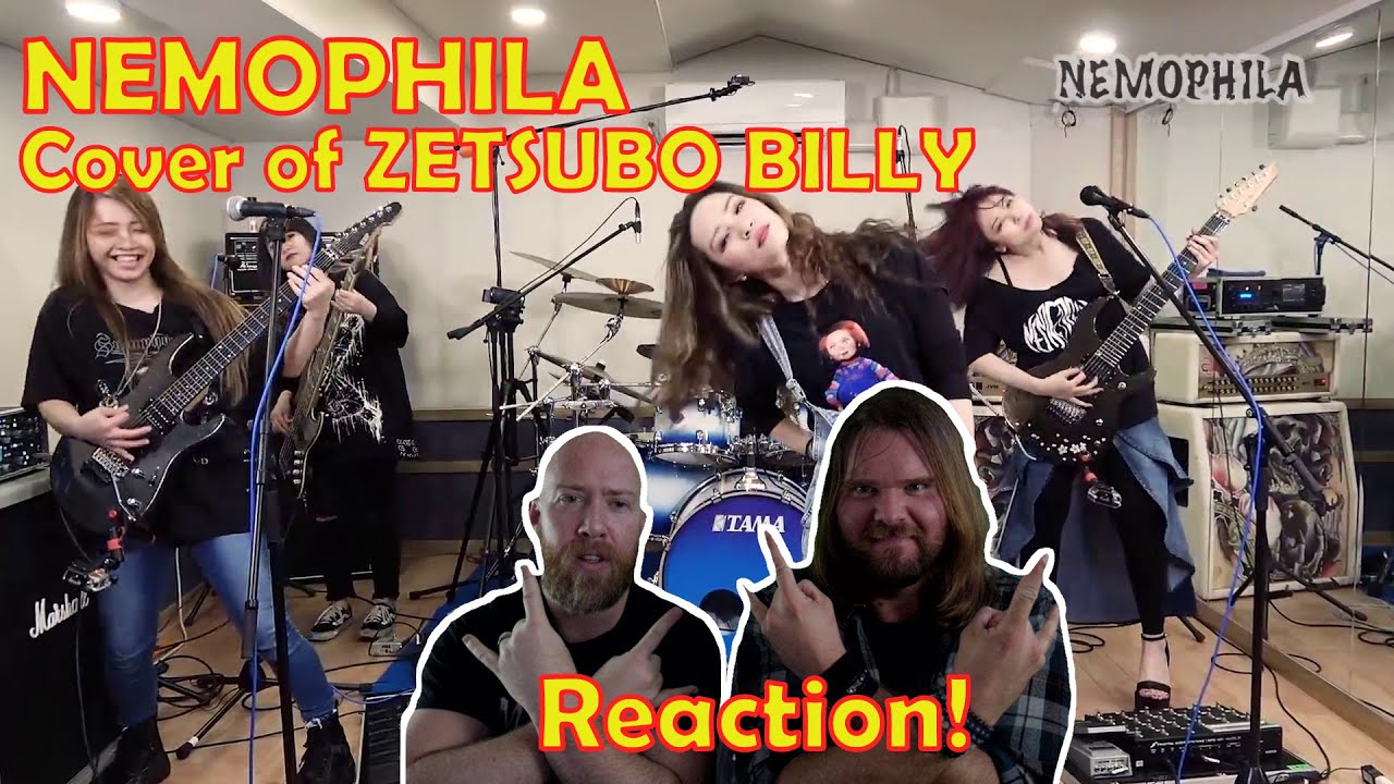 Musicians react to hearing NEMOPHILA cover ZETSUBO BILLY (MAXIMUM THE HORMONE)!